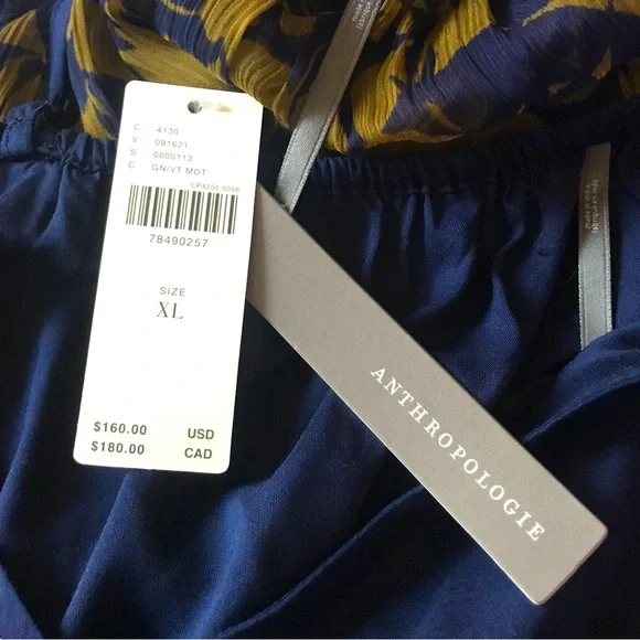 ANTHROPOLOGIE The Marais Printed Chiffon Mini Dress - Picture 14 of 14